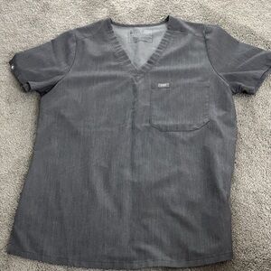 Gray figs shirt small